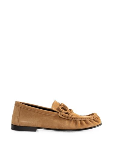 Loewe Double L Leather Loafers - Loewe - Modalova
