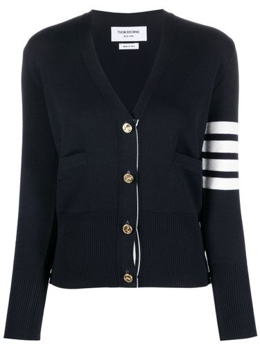 Thom Browne 4Bar Wool Cardigan - Thom Browne - Modalova
