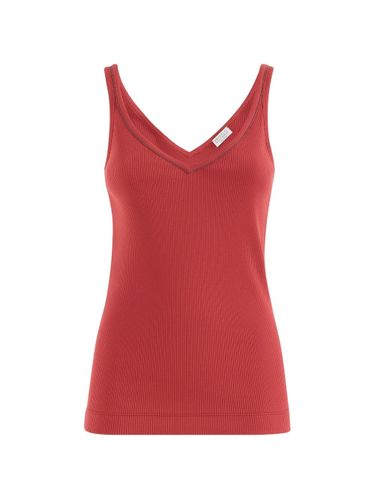 Brunello Cucinelli Cotton Tank Top - Brunello Cucinelli - Modalova