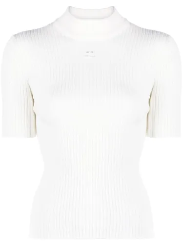 COURRÈGES Logo High-Nek Top - COURRÈGES - Modalova