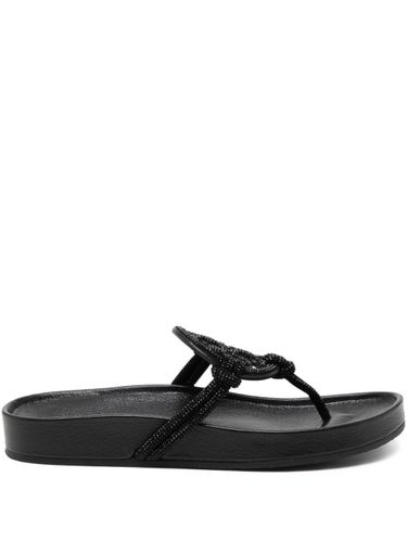 Miller Pavé Leather Sandals - Tory Burch - Modalova