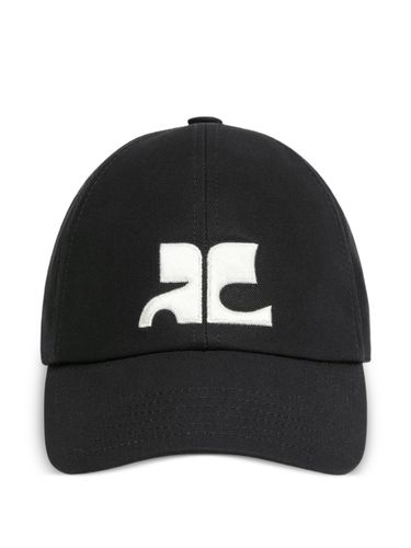 COURRÈGES Logo Cotton Baseball Cap - COURRÈGES - Modalova