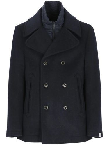 Invern Wop 01 Double-Breasted Layered Coat By - Peuterey - Modalova