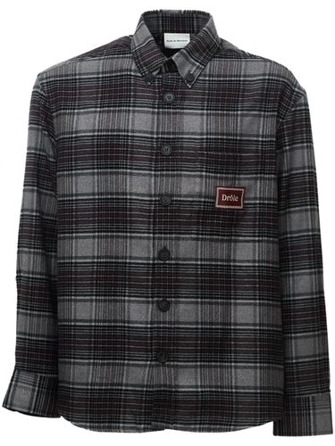 Boxy Checked Shirt - DROLE DE MONSIEUR - Modalova