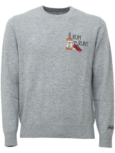 Heron Embroidered Sweater - MC2 Saint Barth - Modalova