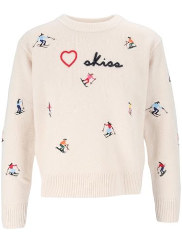Off Kyla Wool Crewneck Knit With - MC2 Saint Barth - Modalova