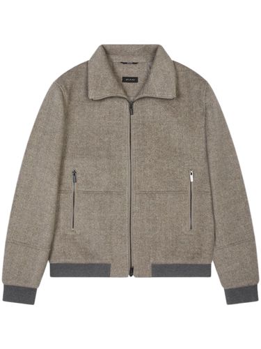 AT.P.CO Denny Wool Bomber Jacket - AT.P.CO - Modalova