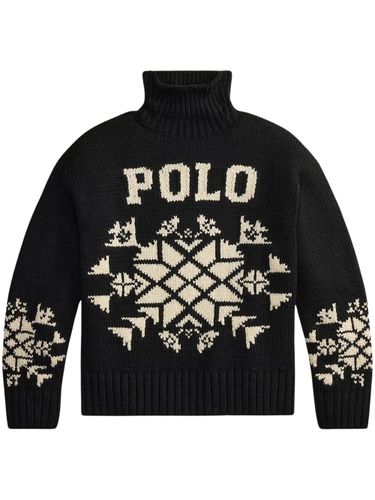 Snowflake Wool Roll Neck Jumper - POLO RALPH LAUREN - Modalova