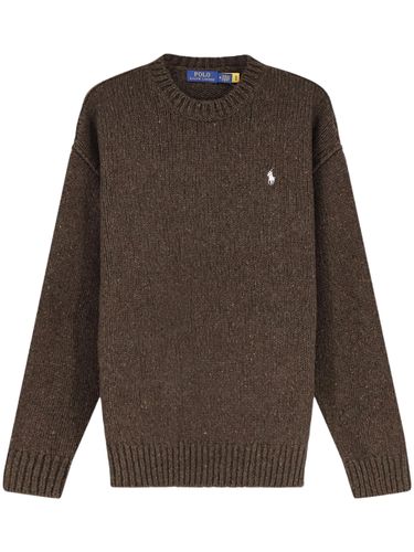 Logo Ribbed Knitted Sweater By - POLO RALPH LAUREN - Modalova