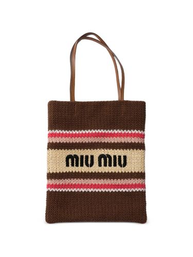 Miu Miu Crochet Tote Bag - Miu Miu - Modalova