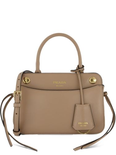 Carry Mini Leather Handbag - Prada - Modalova