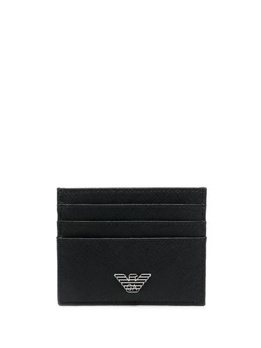 Emporio Armani Leather Card Case - Emporio Armani - Modalova