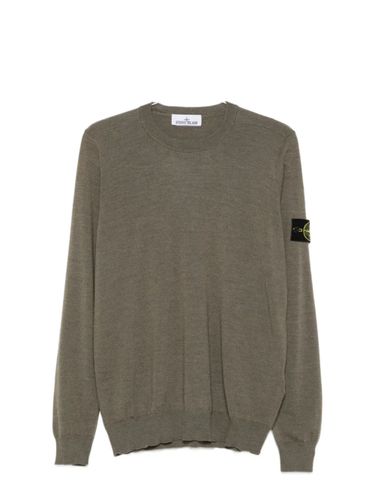 Stone Island Wool Crewneck Sweater - Stone Island - Modalova