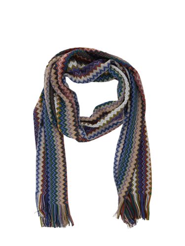 Zig-Zag Fringed Scarf - Missoni - Modalova