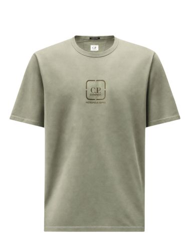 Metropolis Series Mercerized Jersey Short Sleeve Crewneck - C.P. COMPANY - Modalova