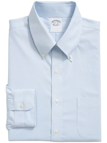 Regular Fit Non-Iron Oxford Shirt With Button Down Col - BROOKS BROTHERS - Modalova