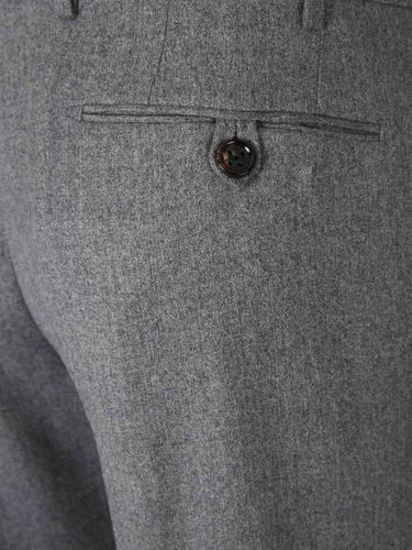 Button-Fastening Pleated Trousers - BERWICH - Modalova
