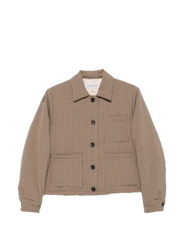 Checked Jacket - WHITE SAND - Modalova