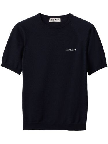 Miu Miu Wool Crewneck Sweater - Miu Miu - Modalova