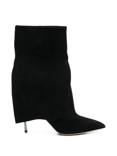 Leather Heel Boots By - Casadei - Modalova