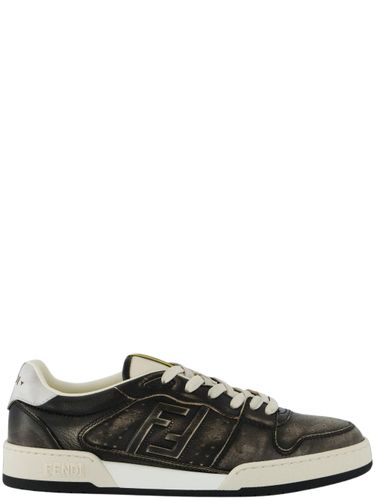 Distressed-Effect Ff Logo Sneakers - Fendi - Modalova