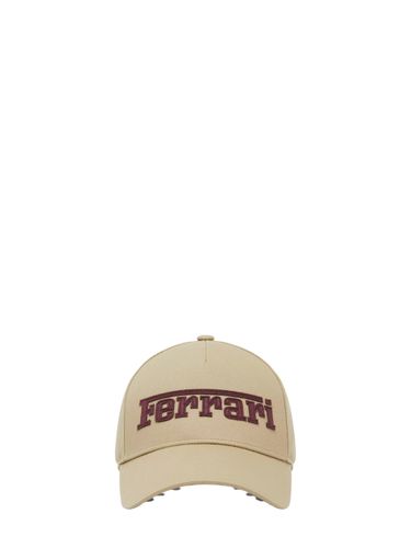 Baseball Cap With Embroidery - FERRARI - Modalova