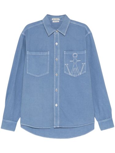 Anchor Logo-Embroidered Shirt - JW ANDERSON - Modalova
