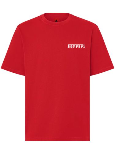 Cotton T-Shirt With Logo - FERRARI - Modalova