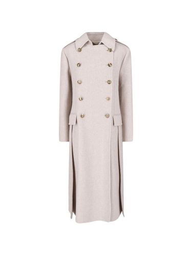 Ermanno Scervino Wool Long Coat - Ermanno Scervino - Modalova