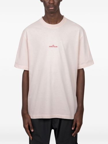 Stone Island Logo Cotton T-Shirt - Stone Island - Modalova