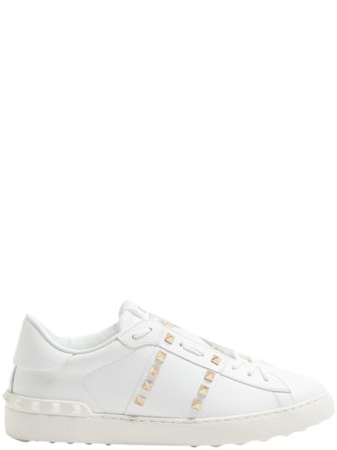 Rockstud Untitled Leather Sneakers - Valentino Garavani - Modalova