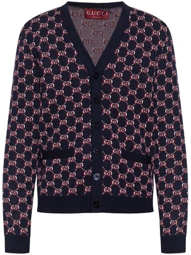 Gucci Gg Shadow Wool Cardigan - Gucci - Modalova