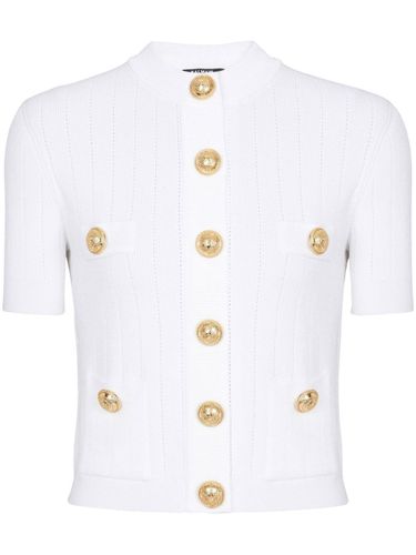 Balmain Buttoned Crewneck Cardigan - Balmain - Modalova