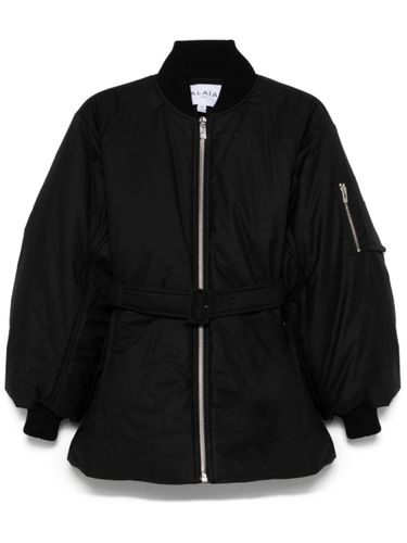 Alaïa Belted Bomber Jacket - Alaïa - Modalova