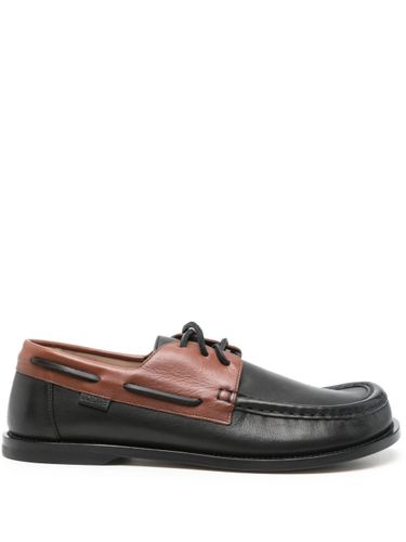 Loewe Campo Leather Boat Shoes - Loewe - Modalova
