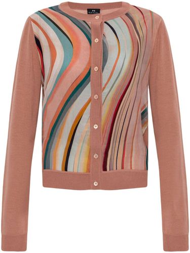 PS PAUL SMITH Wool Striped Cardigan - PS PAUL SMITH - Modalova