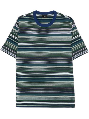 Striped Cotton T-Shirt - PS PAUL SMITH - Modalova
