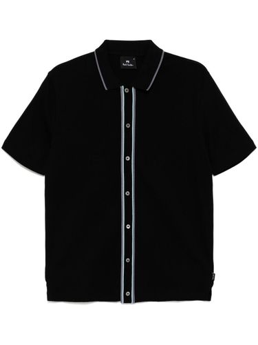 Button Front Cotton Polo Shirt - PS PAUL SMITH - Modalova