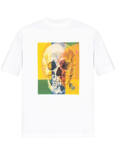 Skull Square Cotton T-Shirt - PS PAUL SMITH - Modalova
