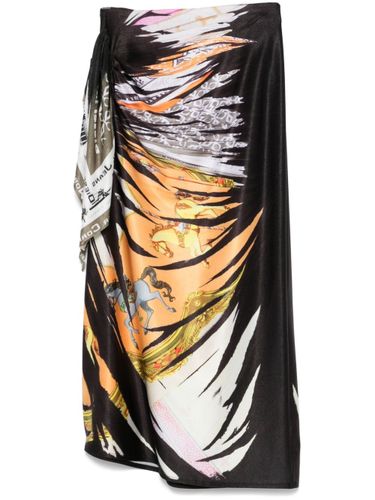 Diesel Printed Midi Skirt - Diesel - Modalova