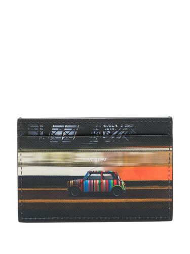 Printed Leather Card Case - Paul Smith - Modalova