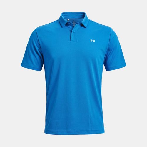 Polo Tee To Green en piqué Aegean / Blanc M - Under Armour - Modalova