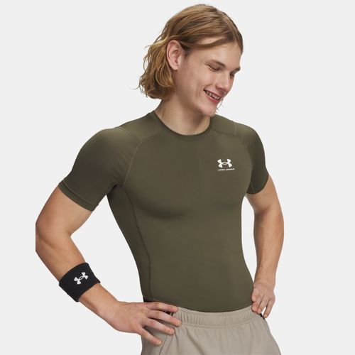 Haut de compression à manches courtes HeatGear® Marine OD / Blanc S - Under Armour - Modalova