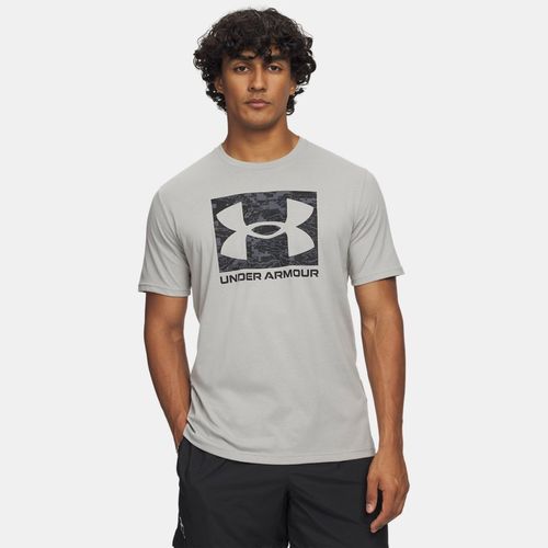 Haut à manches courtes ABC Camo Boxed Logo Titanium / Noir L - Under Armour - Modalova