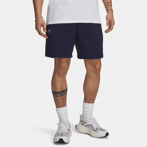 Short 20 cm Icon Fleece Midnight Marine / Blanc L - Under Armour - Modalova