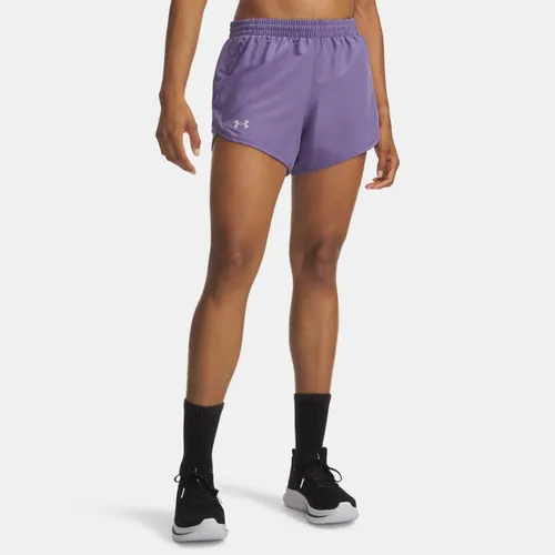 Short 8 cm Fly By Mauve Luxe / Mauve Luxe / réfléchissant M - Under Armour - Modalova