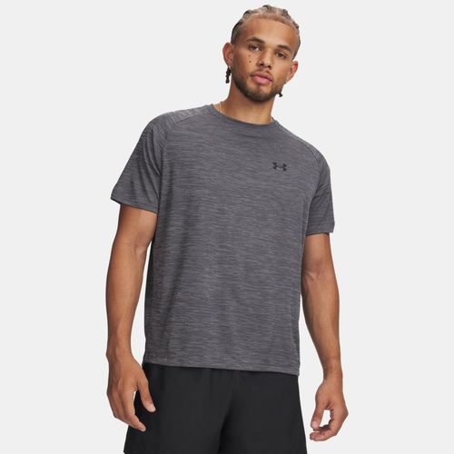Tech™ texturé à manches courtes Castlerock / Noir 3XL - Under Armour - Modalova