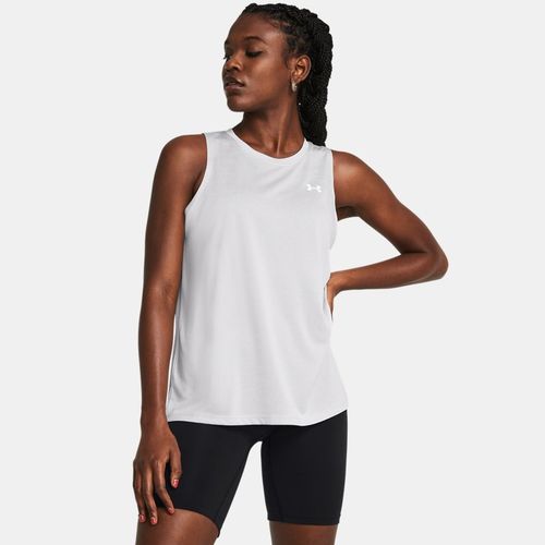 Débardeur chiné Tech™ Halo / Blanc / Blanc L - Under Armour - Modalova