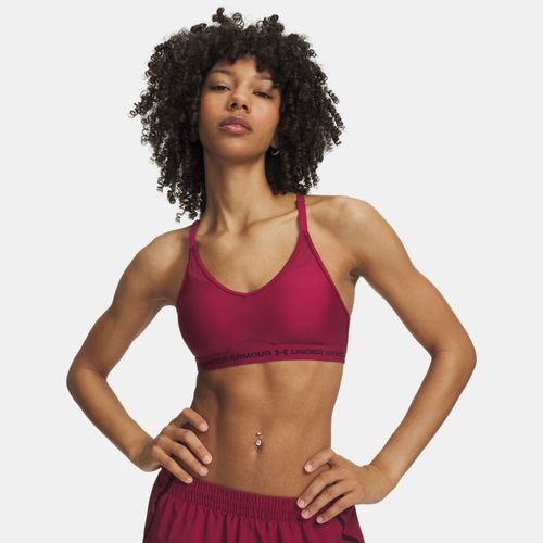 Brassière de sport à dos croisé et maintien léger Claret / Ox Blood L - Under Armour - Modalova