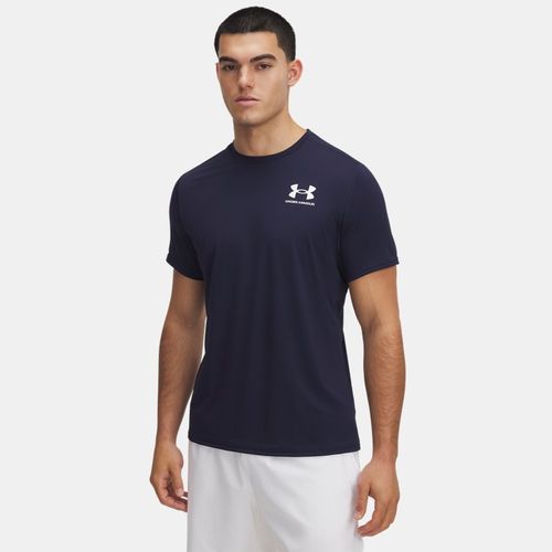 Haut à manches courtes ajusté HeatGear® Midnight Marine / Blanc XXL - Under Armour - Modalova
